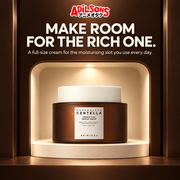 MAKE ROOM FOR THE RICH ONE. A full-size cream for the moisturising slot you use every day.