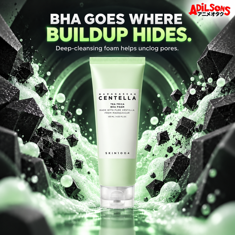 SKIN1004 Tea-Trica BHA Foam 125ml creative: BHA pore unclogging.