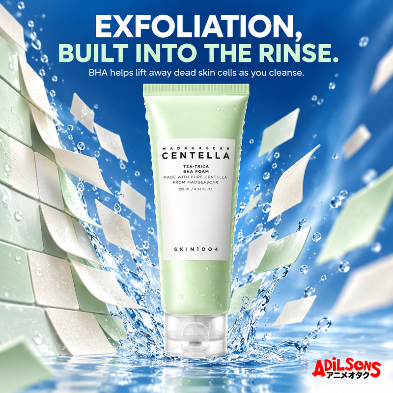 SKIN1004 Tea-Trica BHA Foam 125ml creative: dead-skin exfoliation.