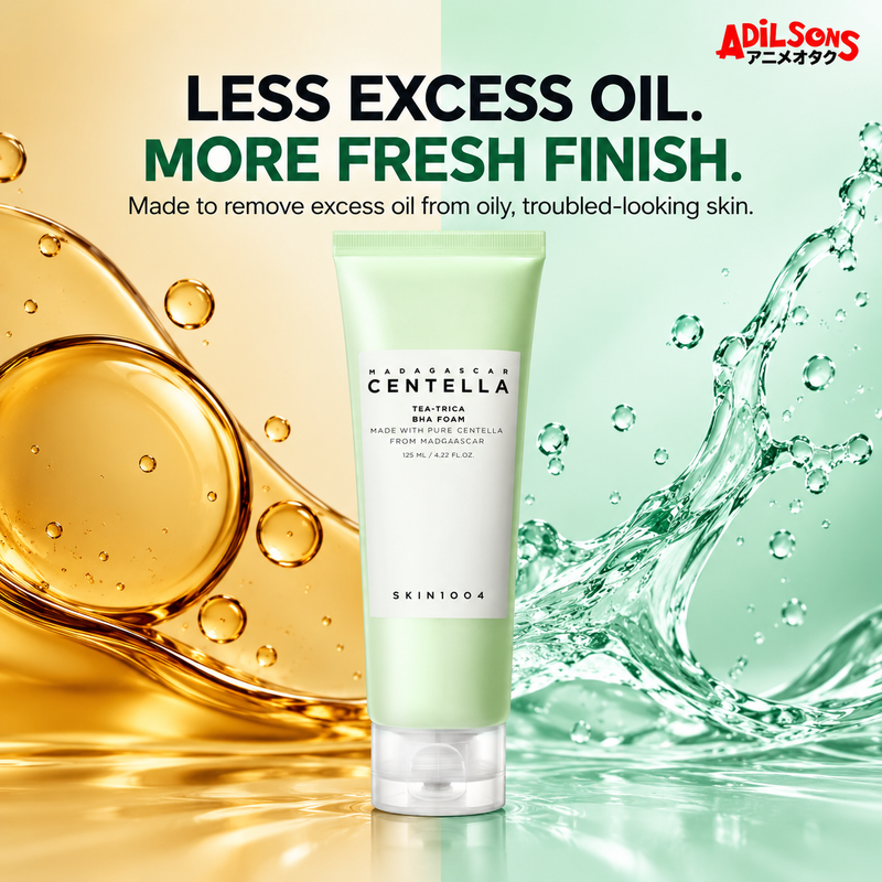 SKIN1004 Tea-Trica BHA Foam 125ml creative: excess-oil removal.