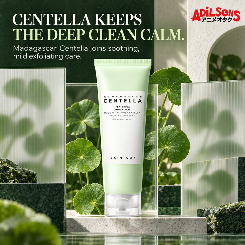SKIN1004 Tea-Trica BHA Foam 125ml creative: Centella soothing.