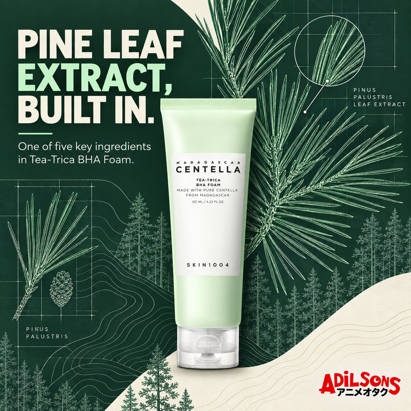SKIN1004 Tea-Trica BHA Foam 125ml creative: Pinus Palustris leaf extract.