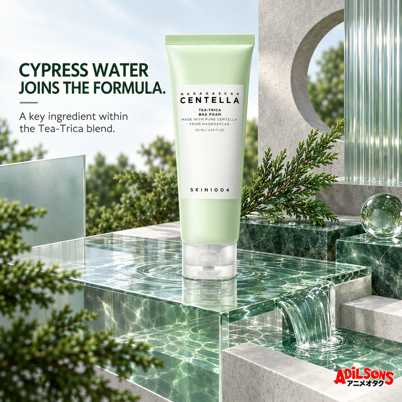SKIN1004 Tea-Trica BHA Foam 125ml creative: Chamaecyparis Obtusa water.