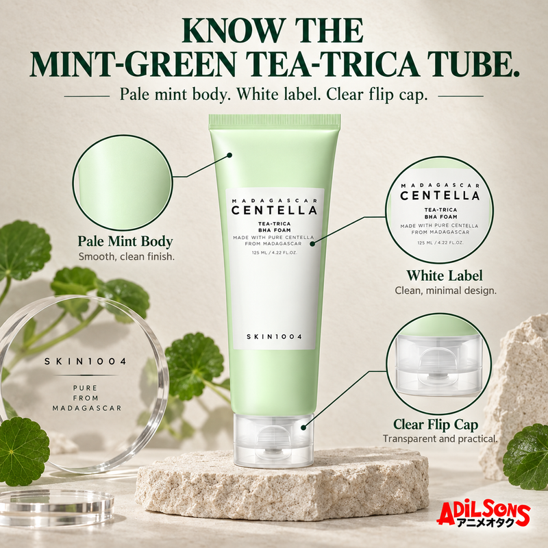 SKIN1004 Tea-Trica BHA Foam 125ml creative: exact pack recognition.