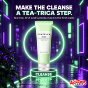 SKIN1004 Tea-Trica BHA Foam 125ml creative: Tea-Trica line identity.
