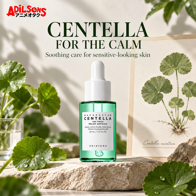 Adilsons Beauty ad for SKIN1004 Tea-Trica Relief Ampoule 30 ml: Centella soothing care