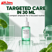 Adilsons Beauty ad for SKIN1004 Tea-Trica Relief Ampoule 30 ml: Exact compact 30 ml size