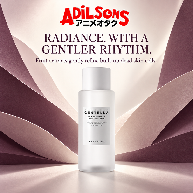 Fruit extracts gently refine built-up dead skin cells for radiance care.