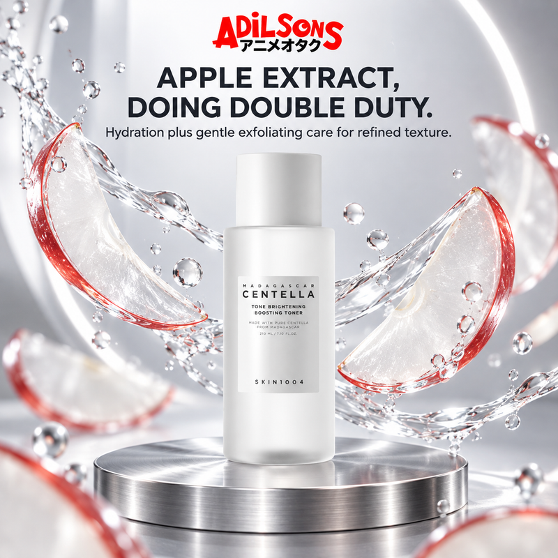 Apple Fruit Extract offers hydration plus gentle exfoliating care for refined texture.