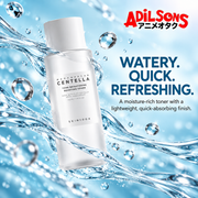 A moisture-rich watery toner with a lightweight, quick-absorbing, refreshing finish.