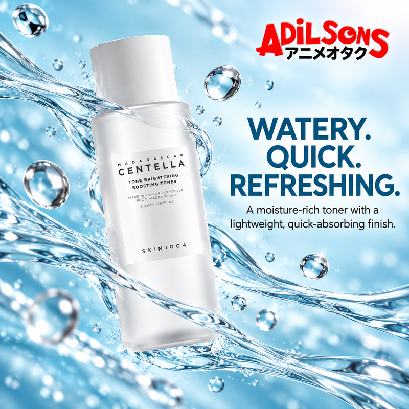 A moisture-rich watery toner with a lightweight, quick-absorbing, refreshing finish.