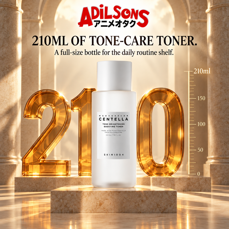 A full-size 210ml bottle for the daily toner shelf.