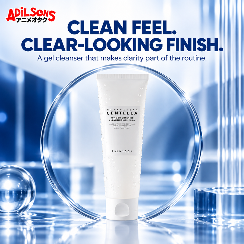 CLEAN FEEL. CLEAR-LOOKING FINISH. A gel cleanser that makes clarity part of the routine.