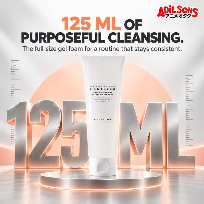 125 ML OF PURPOSEFUL CLEANSING. The full-size gel foam for a routine that stays consistent.