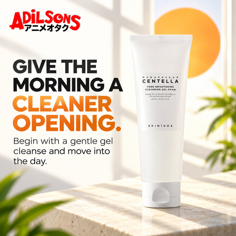 GIVE THE MORNING A CLEANER OPENING. Begin with a gentle gel cleanse and move into the day.