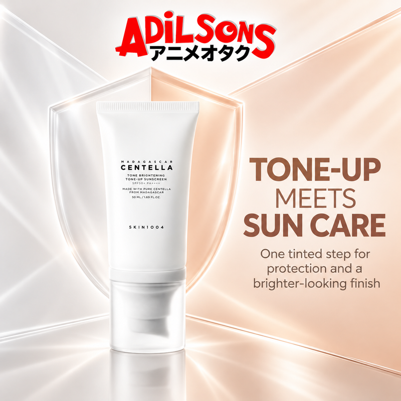 Adilsons ad for SKIN1004 Tone Brightening Tone-Up Sunscreen 50ml: TONE-UP MEETS SUN CARE