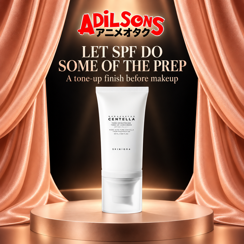 Adilsons ad for SKIN1004 Tone Brightening Tone-Up Sunscreen 50ml: LET SPF DO SOME OF THE PREP