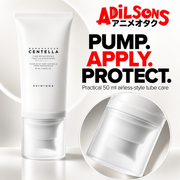 Adilsons ad for SKIN1004 Tone Brightening Tone-Up Sunscreen 50ml: PUMP. APPLY. PROTECT.