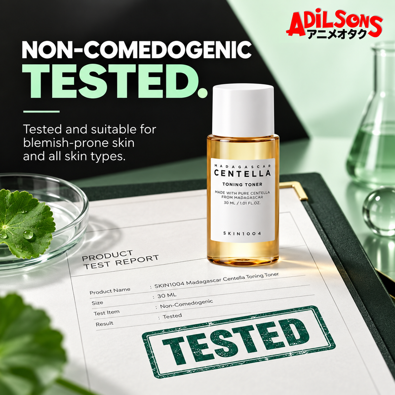 SKIN1004 Centella Toning Toner 30ml creative: non-comedogenic tested.