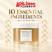 Adilsons Beauty sales creative for SKIN1004 Quick Calming Pad: 10 essential ingredients — one calming pad