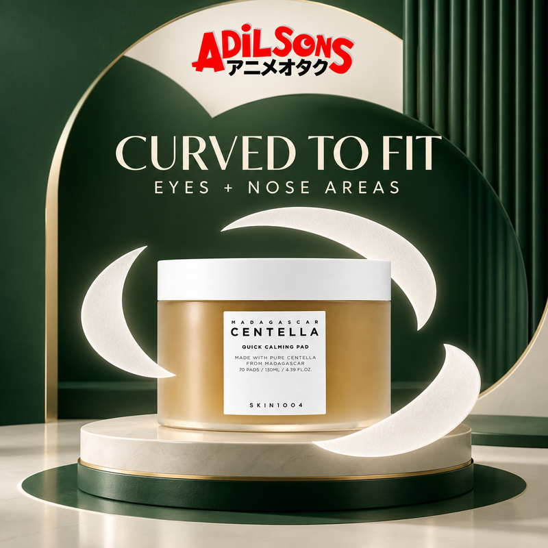 Adilsons Beauty sales creative for SKIN1004 Quick Calming Pad: CURVED TO FIT — EYES + NOSE AREAS