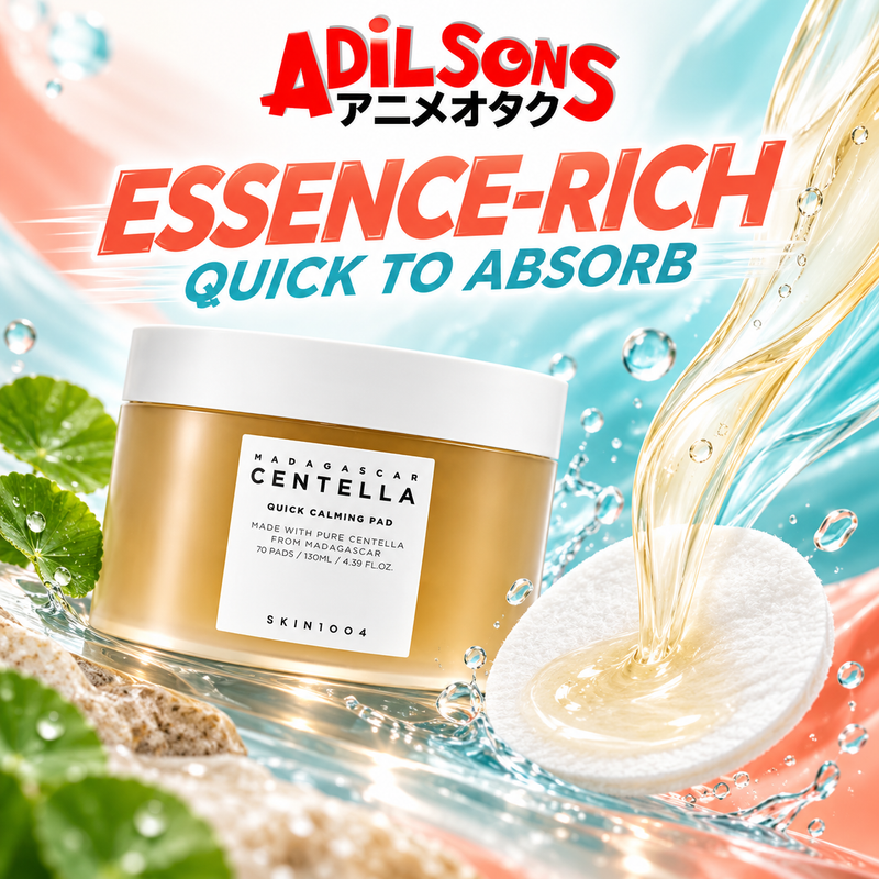 Adilsons Beauty sales creative for SKIN1004 Quick Calming Pad: ESSENCE-RICH — QUICK TO ABSORB