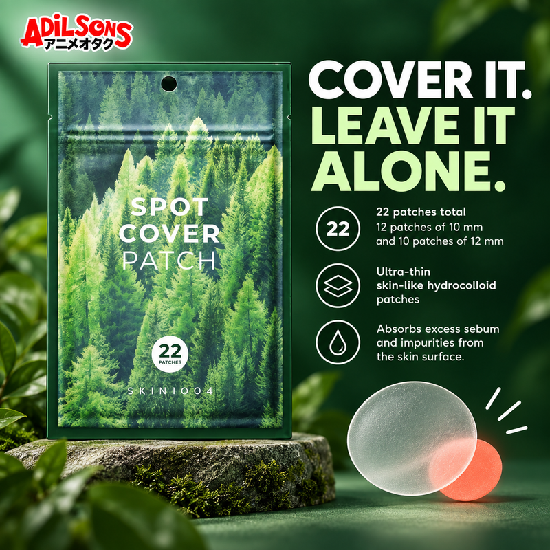 Adilsons Beauty creative for SKIN1004 Spot Cover Patch 22EA: COVER IT. LEAVE IT ALONE.