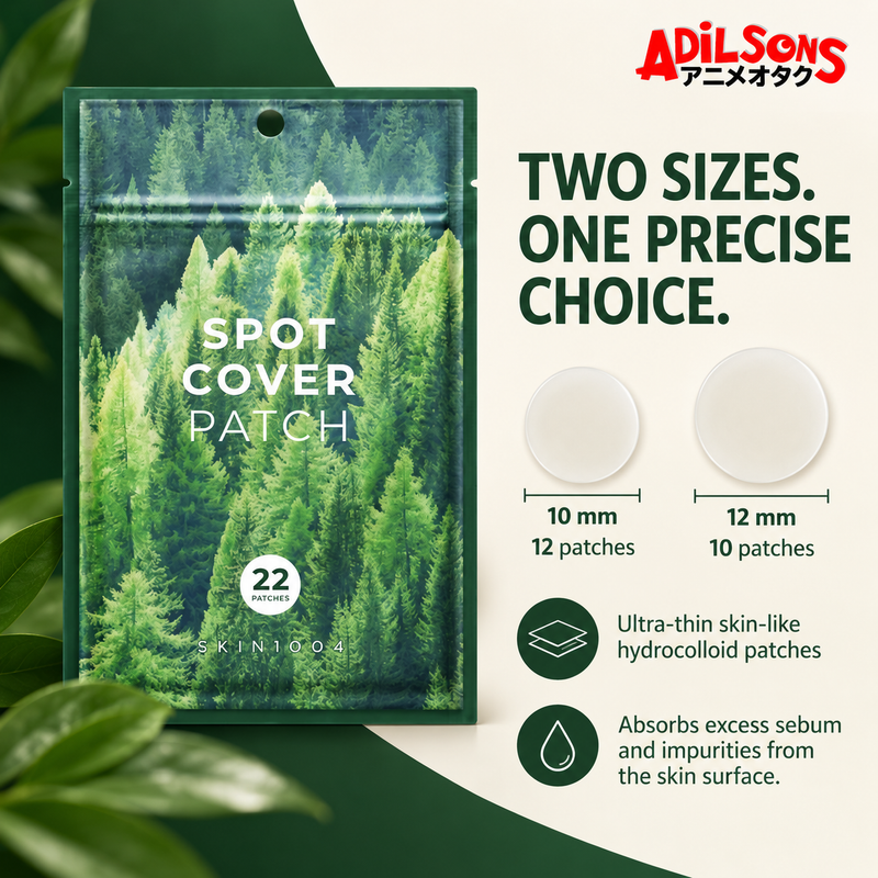 Adilsons Beauty creative for SKIN1004 Spot Cover Patch 22EA: TWO SIZES. ONE PRECISE CHOICE.