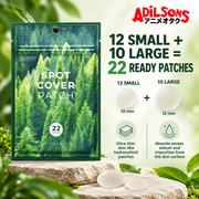 Adilsons Beauty creative for SKIN1004 Spot Cover Patch 22EA: 12 SMALL + 10 LARGE = 22 READY PATCHES