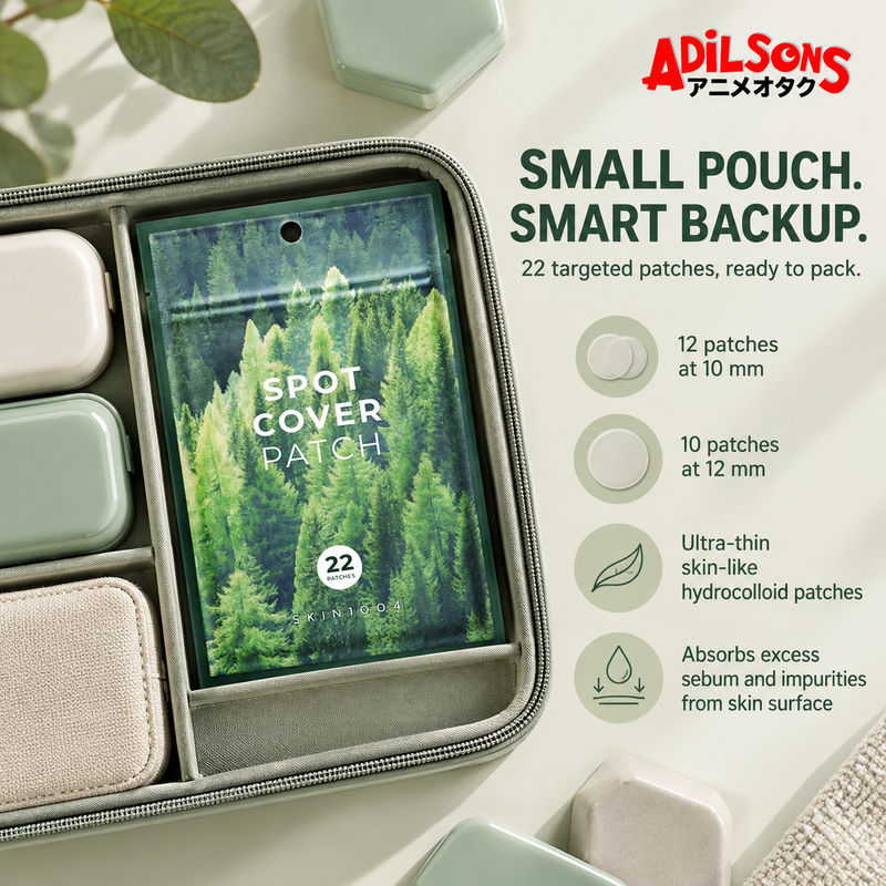 Adilsons Beauty creative for SKIN1004 Spot Cover Patch 22EA: SMALL POUCH. SMART BACKUP.