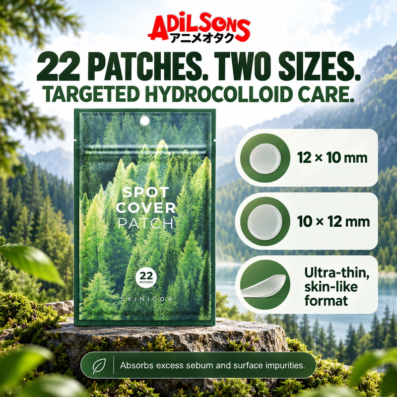 Adilsons Beauty creative for SKIN1004 Spot Cover Patch 22EA: 22 PATCHES. TWO SIZES. TARGETED HYDROCOLLOID CARE.
