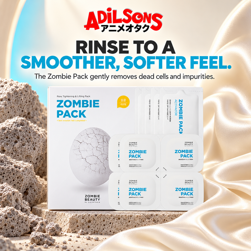 Rinse to a smoother, softer feel as the Zombie Pack removes dead cells and impurities.