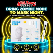 Bring Zombie mode to mask night with eight powders, eight activators and one brush.