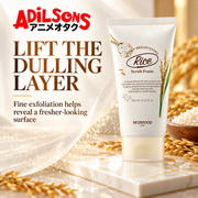 Adilsons ad for SKINFOOD Rice Daily Brightening Scrub Foam 150ml: LIFT THE DULLING LAYER