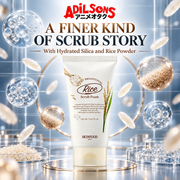 Adilsons ad for SKINFOOD Rice Daily Brightening Scrub Foam 150ml: A FINER KIND OF SCRUB STORY