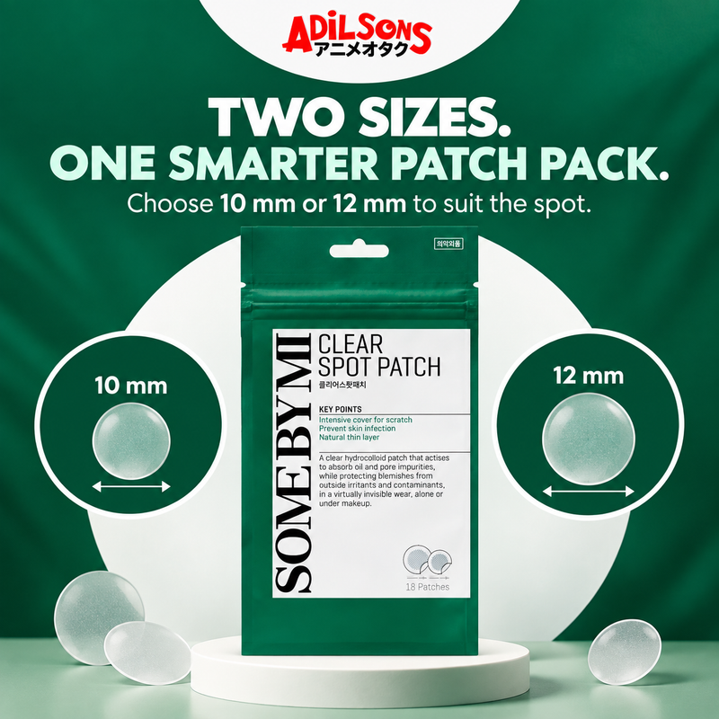 TWO SIZES. ONE SMARTER PATCH PACK. Choose 10 mm or 12 mm to suit the spot.