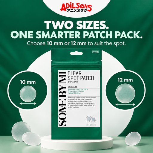 TWO SIZES. ONE SMARTER PATCH PACK. Choose 10 mm or 12 mm to suit the spot.