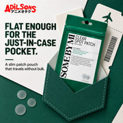 FLAT ENOUGH FOR THE JUST-IN-CASE POCKET. A slim patch pouch that travels without bulk.