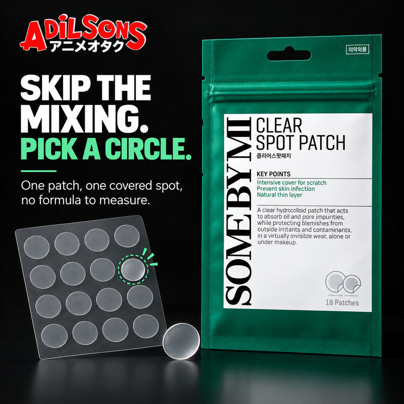 SKIP THE MIXING. PICK A CIRCLE. One patch, one covered spot, no formula to measure.
