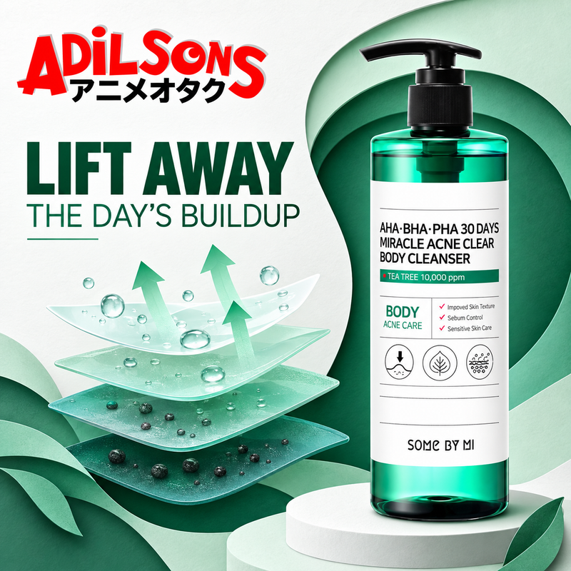 Adilsons Beauty SOME BY MI body cleanser ad: LIFT AWAY — THE DAY’S BUILDUP