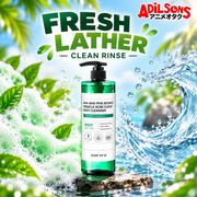Adilsons Beauty SOME BY MI body cleanser ad: FRESH LATHER — CLEAN RINSE