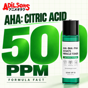 SOME BY MI AHA-BHA-PHA 30 Days Miracle Toner 30ml creative: AHA formula fact.