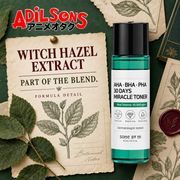 SOME BY MI AHA-BHA-PHA 30 Days Miracle Toner 30ml creative: witch hazel extract inclusion.