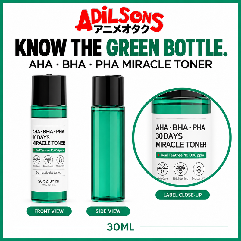 SOME BY MI AHA-BHA-PHA 30 Days Miracle Toner 30ml creative: exact pack recognition.