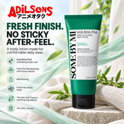 Adilsons Beauty creative for SOME BY MI Miracle Calming Body Lotion 200ML: FRESH FINISH. NO STICKY AFTER-FEEL.