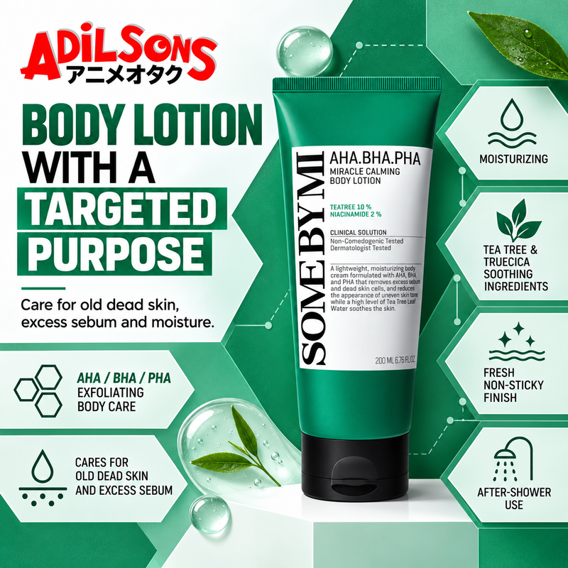 Adilsons Beauty creative for SOME BY MI Miracle Calming Body Lotion 200ML: BODY LOTION WITH A TARGETED PURPOSE