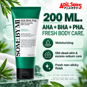 Adilsons Beauty creative for SOME BY MI Miracle Calming Body Lotion 200ML: 200 ML. AHA + BHA + PHA. FRESH BODY CARE.