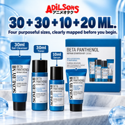 30 + 30 + 10 + 20 ML. Four purposeful sizes, clearly mapped before you begin.