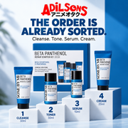 THE ORDER IS ALREADY SORTED. Cleanse. Tone. Serum. Cream.