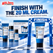 FINISH WITH THE 20 ML CREAM. The fourth step completes the Beta Panthenol routine.